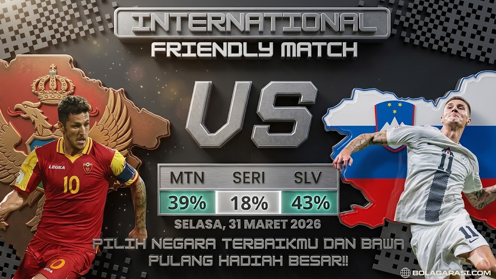 Prediksi Montenegro vs Slovenia, 31 Maret 2026